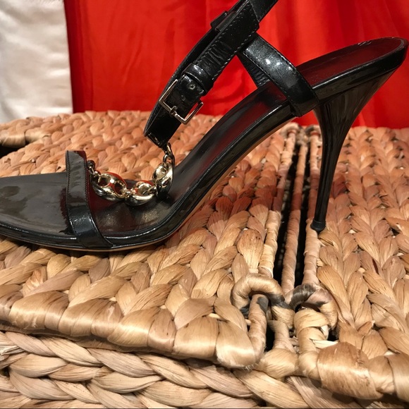 GUCCI chain sandal heels Sz 7.5 - Picture 5 of 11